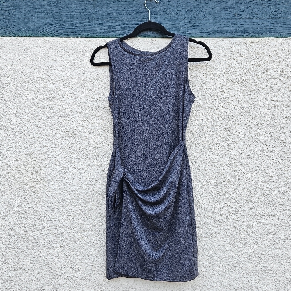 Club Monaco Krishel knit dress in Charcoal Heather XS